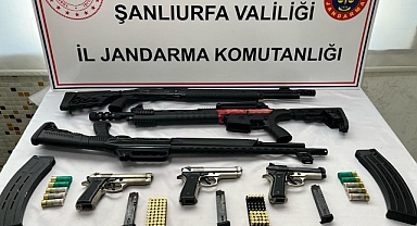 Urfa’da silah kaçakçılarına operasyon!