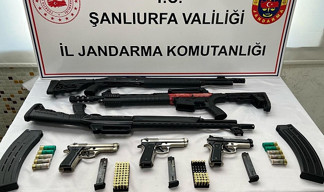 Urfa’da silah kaçakçılarına operasyon!