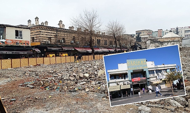 Urfa’da tarih gün yüzüne çıkıyor! Özdiker Çarşısı yıkıldı!