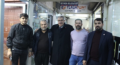 Vedat Doğar, Kapaklı Pasajı esnafını ziyaret etti