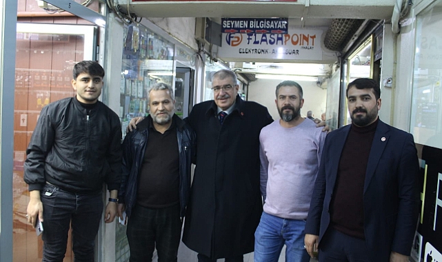 Vedat Doğar, Kapaklı Pasajı esnafını ziyaret etti