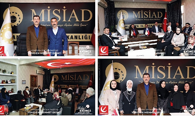 YRP Eyyübiye Adayı Ekinci'den MİSİAD Ziyareti