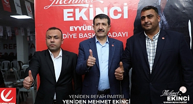 YRP Eyyübiye Belediye Başkan Adayı Mehmet Ekinci Dur durak bilmiyor