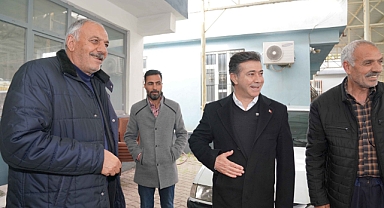 AK Parti Belediye Başkan Adayı Bucak; Oto galericiler sitesini ziyaret etti