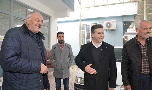 AK Parti Belediye Başkan Adayı Bucak; Oto galericiler sitesini ziyaret etti