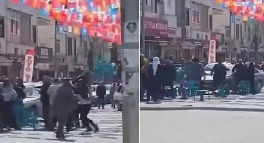 AK Parti’nin Viranşehir’deki seçim ofisinde kavga!