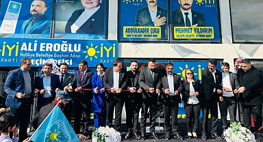 Ali Eroğlu’nun seçim ofisi açılışı mitinge dönüştü