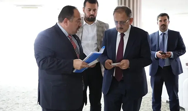 Bakan Özhaseki'den Başkan Ekinci'nin projelerine tam destek