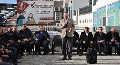 Başkan Baydilli Seyrantepe seçim ofisinde vatandaşlarla buluştu