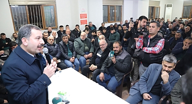 Başkan Baydilli 'ye miting gibi ev toplantısı
