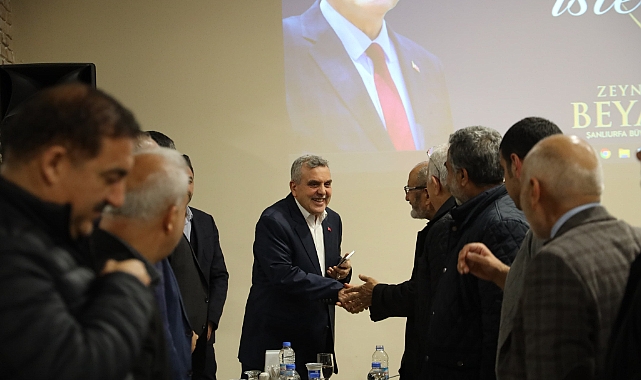 Başkan Beyazgül,hizmet için varız