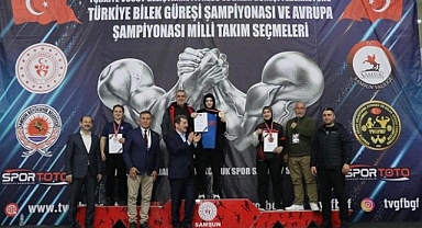 Bilek güreşinde DEPSAŞ enerji fırtınası:Samsun’dan 13 madalya ile döndü!