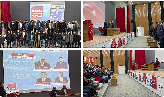 CHP Heyeti Akçakale'de Seçim Çalışmalarını Sürdürdü