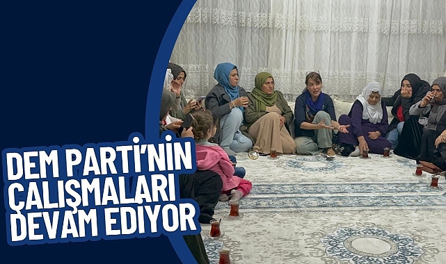 DEM Parti’nin Çalışmaları Devam Ediyor