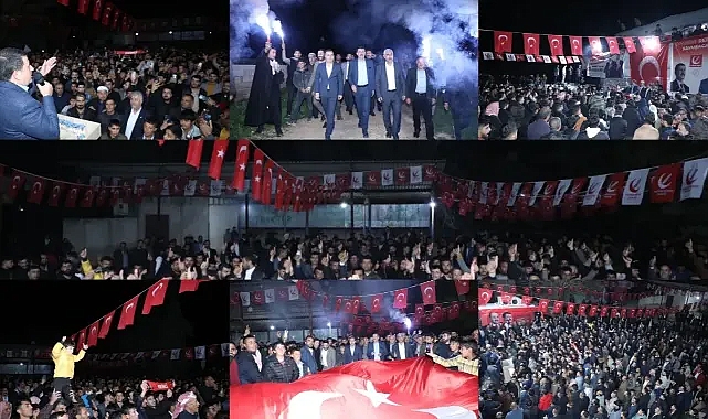 Ekinci 'nin Eyyubiye kırsalında düzenlediği mahalle toplantısı mitinge dönüştü
