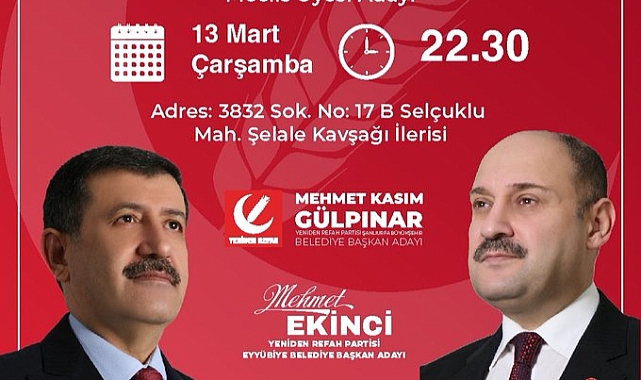 Ekinci Seçim Bürosu Açılışına Katılacak!