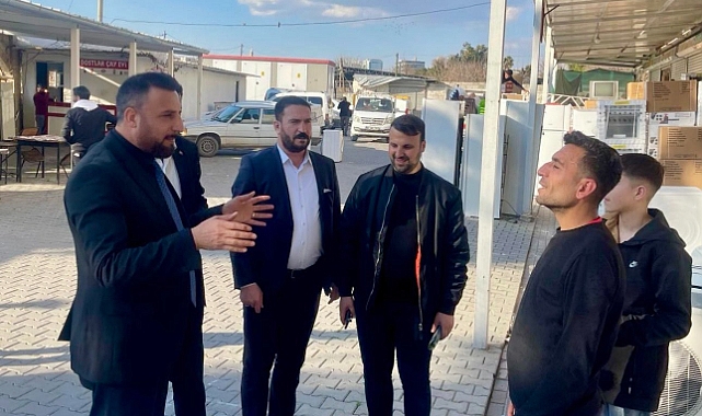 Eroğlu Çarşı Esnafını Ziyaret Ederek Destek İstedi