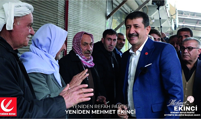 Eyyübiye'de Mehmet Ekinci'ye Yoğun İlgi