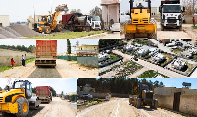 Harran Toki Bölgesinde Asfalt Çalışmaları Sürüyor