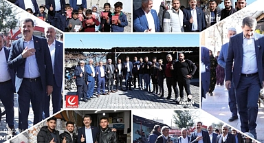 Mehmet Ekinci Eyyübiye'yi Adım Adım Geziyor