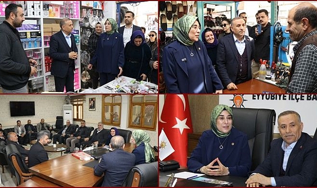 Milletvekili Yazmacı Eyyübiye’de Esnafla Buluştu
