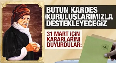 Risale-i Nur Sözler Cemaati'nden AK Parti'ye destek ve 'siyaset' açıklaması