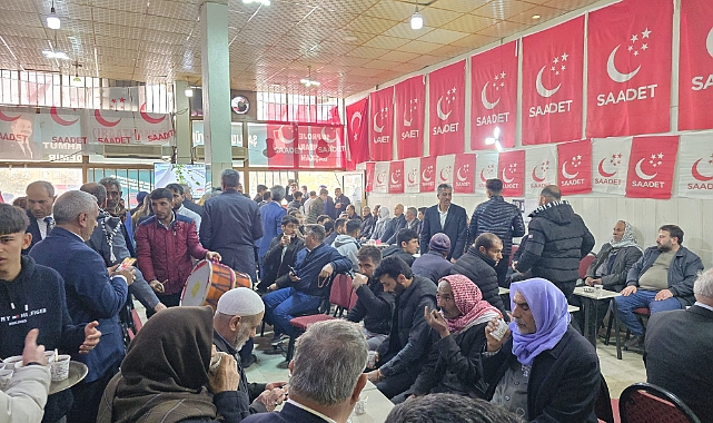 Saadet Partisi Eyyübiye Belediye Başkan Adayı Mahmut Demir'e Yoğun İlgi