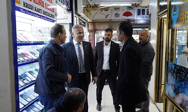 Saadet Partisi Şanlıurfa Büyükşehir Adayı Resul Bebe Pasaj Esnafını Ziyaret Etti