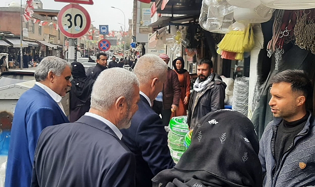 Saadet Partisi Şanlıurfa Büyükşehir Adayı Resul Bebe Viranşehir'de Vatandaşlarla Buluştu