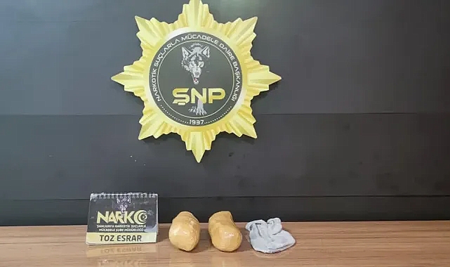 Şanlıurfa’da 1 kilo 150 gram esrar ele geçirildi!