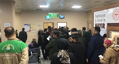 Şanlıurfa’daki hastanede iftar sonrası yoğunluk!