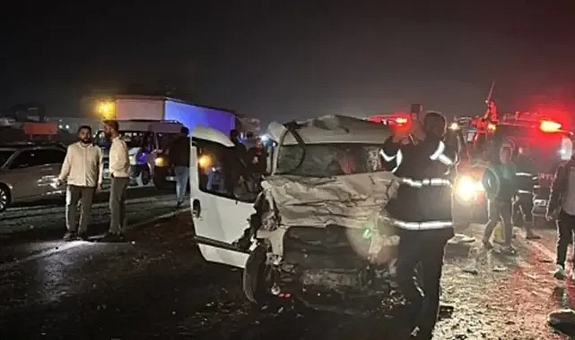 Şanlıurfa-Siverek Karayolu’nda zincirleme kaza! Ölü ve yaralılar var!
