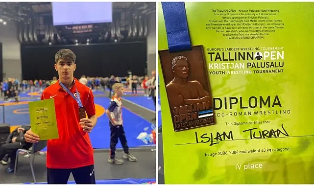 Şanlıurfalı Milli Sporcu İslam Turan Estonya'da 3. Oldu