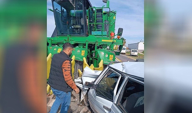 Urfa’da biçerdöver ile otomobil çarpıştı! Feci şekilde öldü