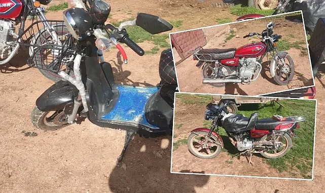 Urfa’nın ilçesinde 3 çalıntı motosiklet ele geçirildi!