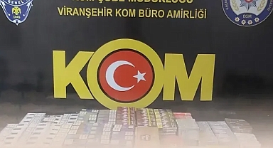 Urfa'nın ilçesinde çok miktarda kaçak sigara ele geçirildi!