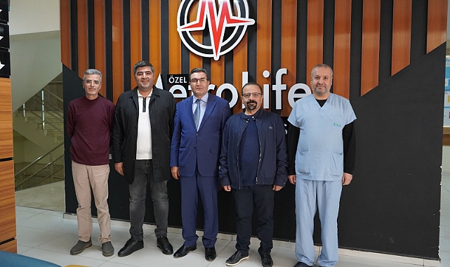 Vergi Dairesi Başkanından Metrolife Hastanesine ziyaret