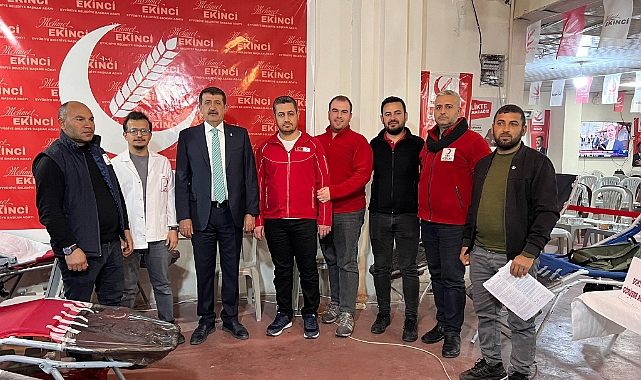 YRP Adayı Ekinci'den Kızılay'a ve Kan Bağışına Örnek Destek