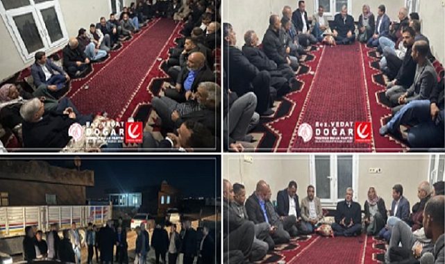 YRP Haliliye Belediye Başkan Adayı Vedat Doğar, Hane Ziyaretlerini Sürdürüyor