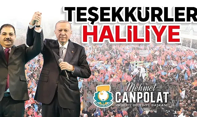 Başkan Canpolat'tan teşekkür mesajı!