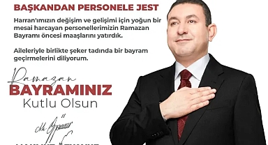 Başkan Özyavuz 'dan Personele Jest, maaşlar erken yattı