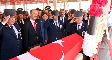 Kıbrıs Gazisi Çertik son yolculuğuna uğurlandı