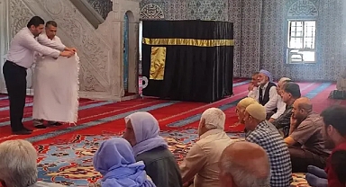 Şanlıurfa'da hacı adaylarına uygulamalı eğitim!