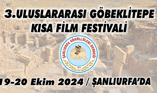 3.uluslararası Göbeklitepe Kısa Film Festivali Başvuruları Devam Ediyor