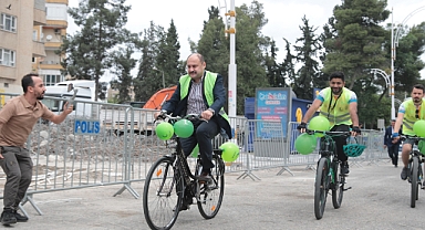Başkan Gülpınar,Pedalı Bağımlılıkla mücadelede için Çevirdi
