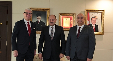 Büyükelçi Vaivars’dan Başkan Gülpınar’a Ziyaret
