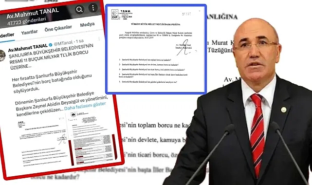 Büyükşehir Belediyesi'nin 11.5 milyar TL'lik borcu gündem oldu, Tanal da açıklamalarda bulundu