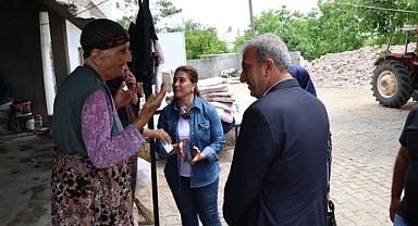 DEM Parti’den Hilvan’da kapı kapı seçim çalışması