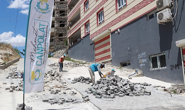 Haliliye Belediyesinden Hummali Üstyapı Çalışmasi