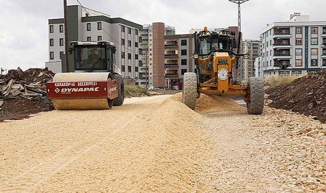 Karaköprü'de yeni yol açma çalışmaları!